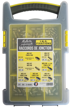 Mallette raccords de jonction + rallonges